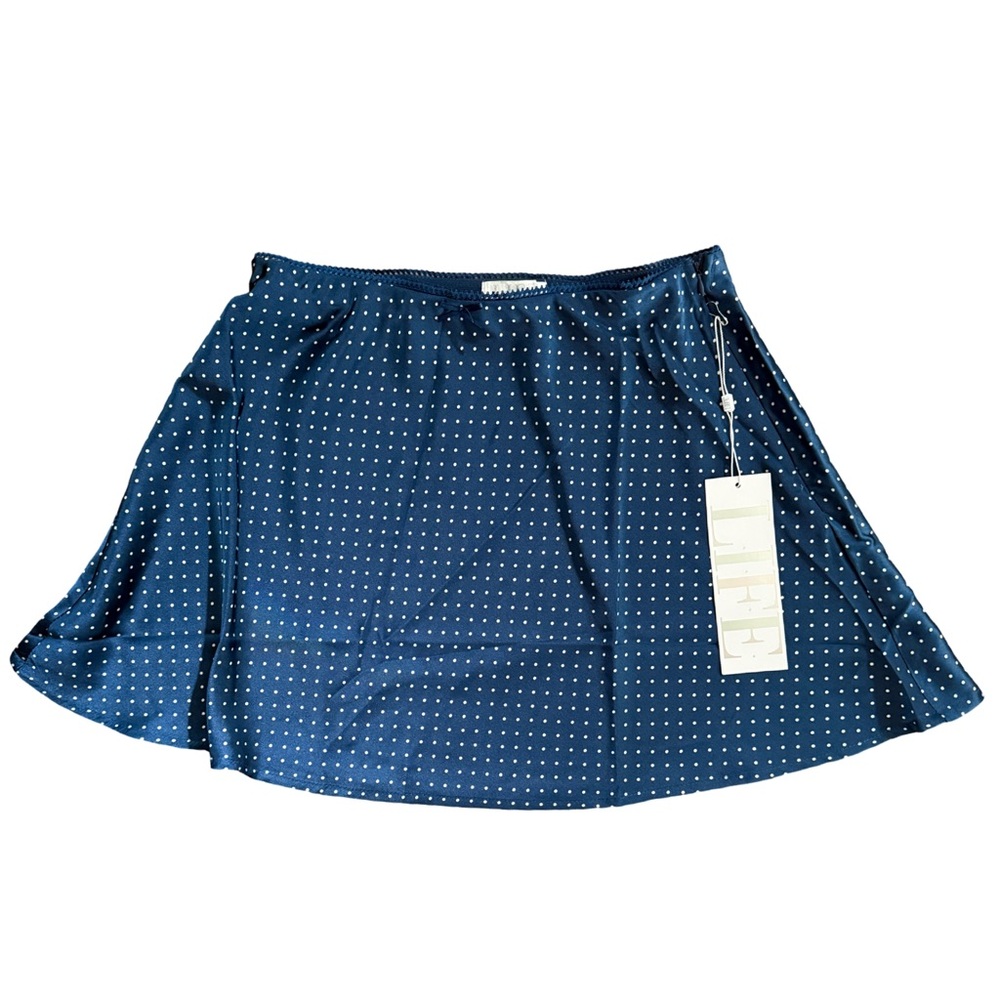 NWT Navy Blue Polka‎ Dot Skirt